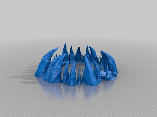 tribu maw luchando pozo terreno 3d modelos descargar crealidad nube 3d print model - Mito3D