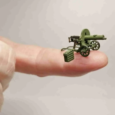 maxim machine gun 54mm 3d models download creality cloud 3d print model - Mito3D