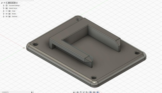 maxita cxt araç Kulp destek makine ekipman 3d print model - Mito3D