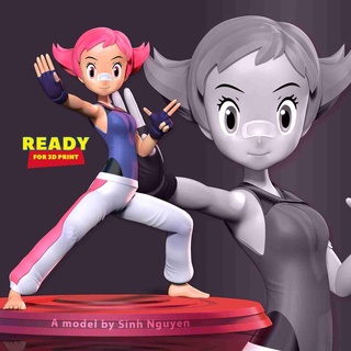 maylène Pokémon fanart fictif personnages 3d print model - Mito3D