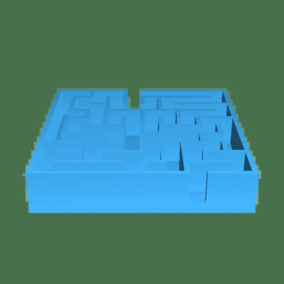 maze 10x10 3d models download creality cloud 3d print model - Mito3D