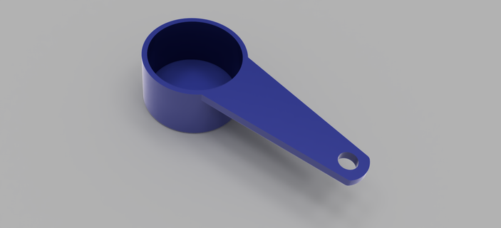 measuring cup 20ml Others 3d print model - Mito3D