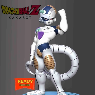 mecha frieza dragão bola 3d modelos baixar crialidade nuvem 3d print model - Mito3D