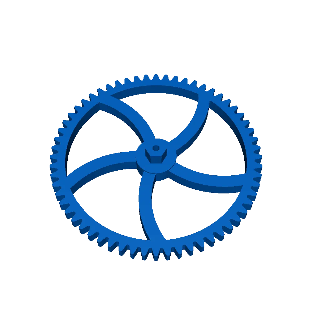 mecânico relógio escapamento balance wheel 3d modelos baixar crialidade nuvem 3D print model - Mito3D