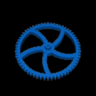 mecânico relógio escapamento balance wheel 3d modelos baixar crialidade nuvem 3d print model - Mito3D