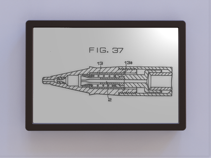 mécanique crayon brevet art 3d print model - Mito3D