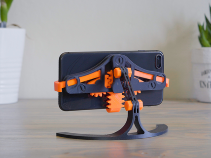 mechanical phone stand Accessories 3d print model - Mito3D