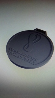medalha del mundo Catar 2022 moda 3d print model - Mito3D