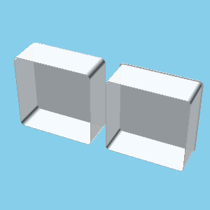 media icon nestable box v1 Others 3d print model - Mito3D