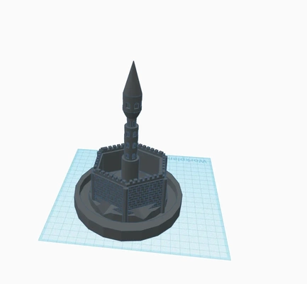 medieval castillo plantador 3d modelos descargar crealidad nube 3d print model - Mito3D