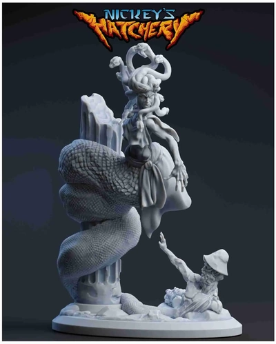 medusa 3d modelli scarica creality nube 3d print model - Mito3D