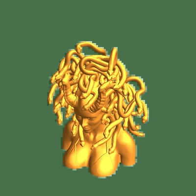 medusa 3d modelli scarica creality nube 3d print model - Mito3D