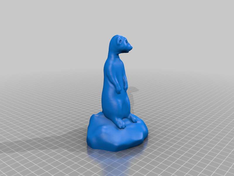 Erdmännchen Tiere 3D print model - Mito3D