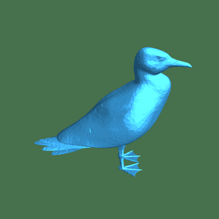 gaivota animais 3d print model - Mito3D