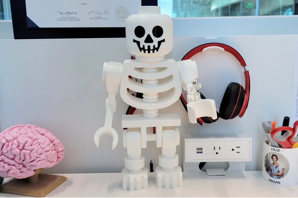 mega lego skelett 3d modelle download realität wolke spielzeuge spiele 3d print model - Mito3D