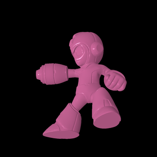 megaman personaggi 3d print model - Mito3D