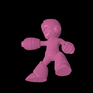 Megaman personagens 3d print model - Mito3D