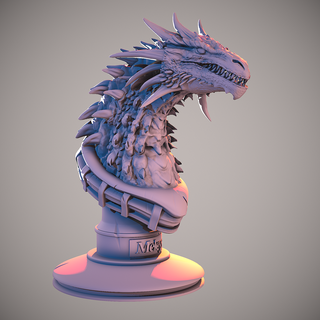 meleys maison dragon mythes 3d print model - Mito3D