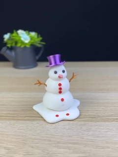 melting snowman Characters 3d print model - Mito3D