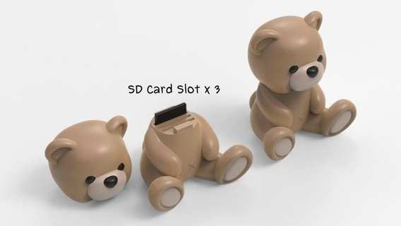 memoria orso 3d Modelli Scarica creality nube Fai 3d print model - Mito3D