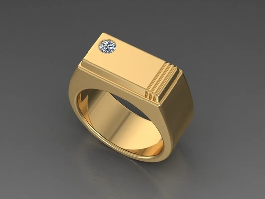 mens ring 3d models download creality cloud 3d print model - Mito3D