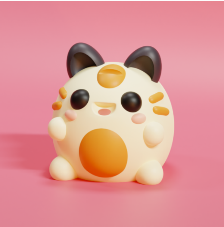 meowth 3d modelos baixar crialidade nuvem mamífero 3D print model - Mito3D