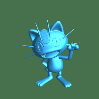 meowth pokemon Characters 3d print model - Mito3D
