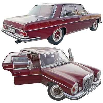 mercedes benz 300 sel 3 6 3d modelos descargar crealidad nube 3d print model - Mito3D