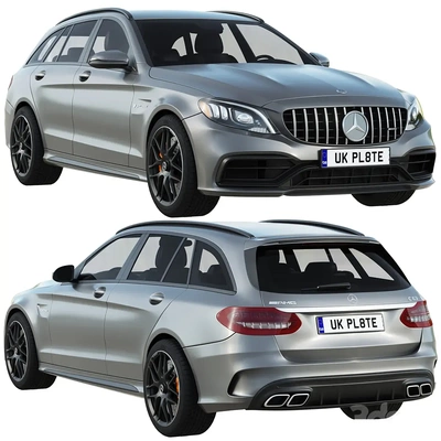 mercedes benz amg c63 3d modelle download realität wolke 3d print model - Mito3D