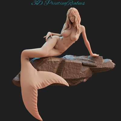 mermaid 3d models download creality cloud fictional characters 3d print model - Mito3D