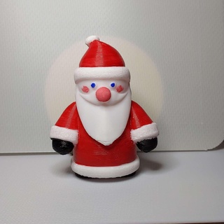 fröhlich Weihnachten Santa Zeichen 3d print model - Mito3D