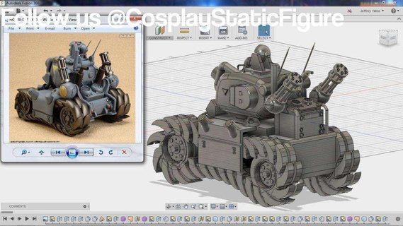 metal slug tanque 2 3d models download creality cloud Vehicles 3d print model - Mito3D