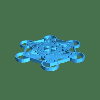 métatron cube Accueil maison décor 3d print model - Mito3D