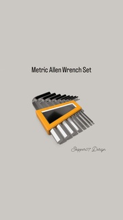 metric allen wrench set 24 Others 3d print model - Mito3D
