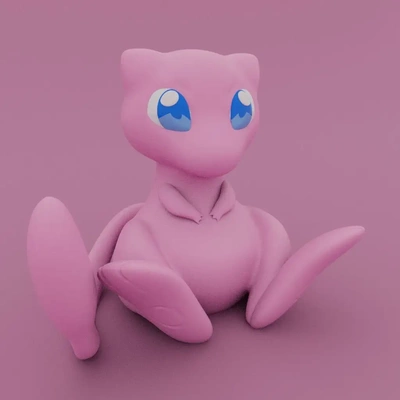miado pokémon 3d modelos baixar crialidade nuvem ficcional personagens 3d print model - Mito3D
