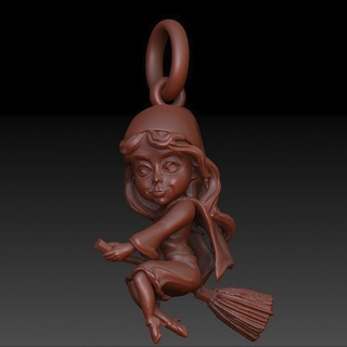 mgt witch pendant Fictional Characters 3d print model - Mito3D