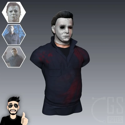 michael myers halloween 3d modelli scarica creality nube 3d print model - Mito3D