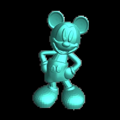 mickey mouse 1 3d modèles télécharger créalité nuage 3d print model - Mito3D