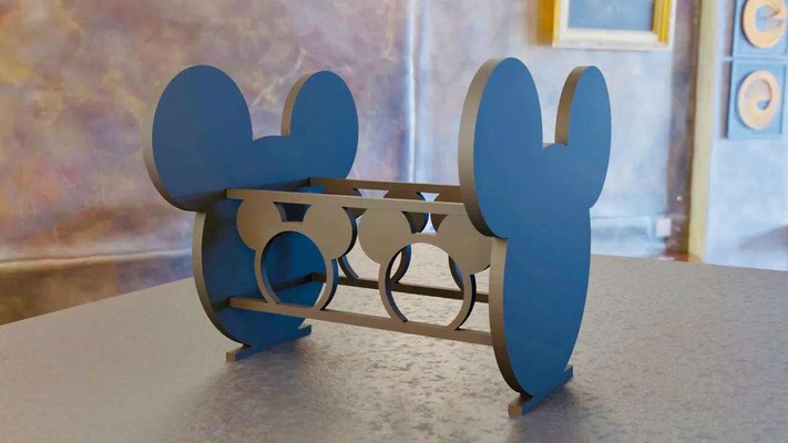 mickey ohren stirnband halter unterstützung 3d modelle download realität wolke 3d print model - Mito3D