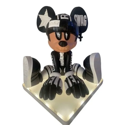 mickey in style 3d sculpture modèles télécharger créalité nuage 3d print model - Mito3D