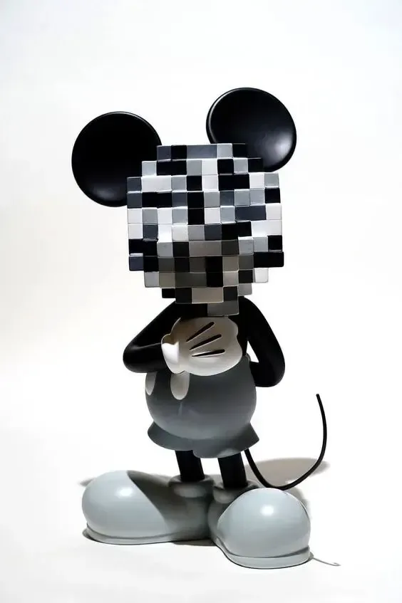 mickey maus mosaik ventilator kunst spielzeug 3d modelle download realität wolke 3D print model - Mito3D