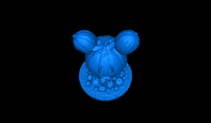 mickey pumpkin 3d models download creality cloud 3d print model - Mito3D