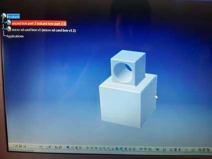 micro sd card box 3d models download creality cloud DIY 3d print model - Mito3D