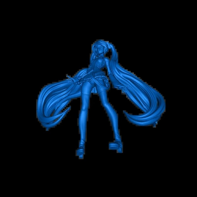 miku 3d modeller indir creality bulut 3d print model - Mito3D