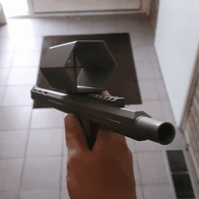 askeri üfleme borusu dürbün 3d modeller indir creality bulut oyuncak silahlar 3d print model - Mito3D
