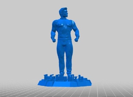 milhão dólar homem personagens 3d print model - Mito3D