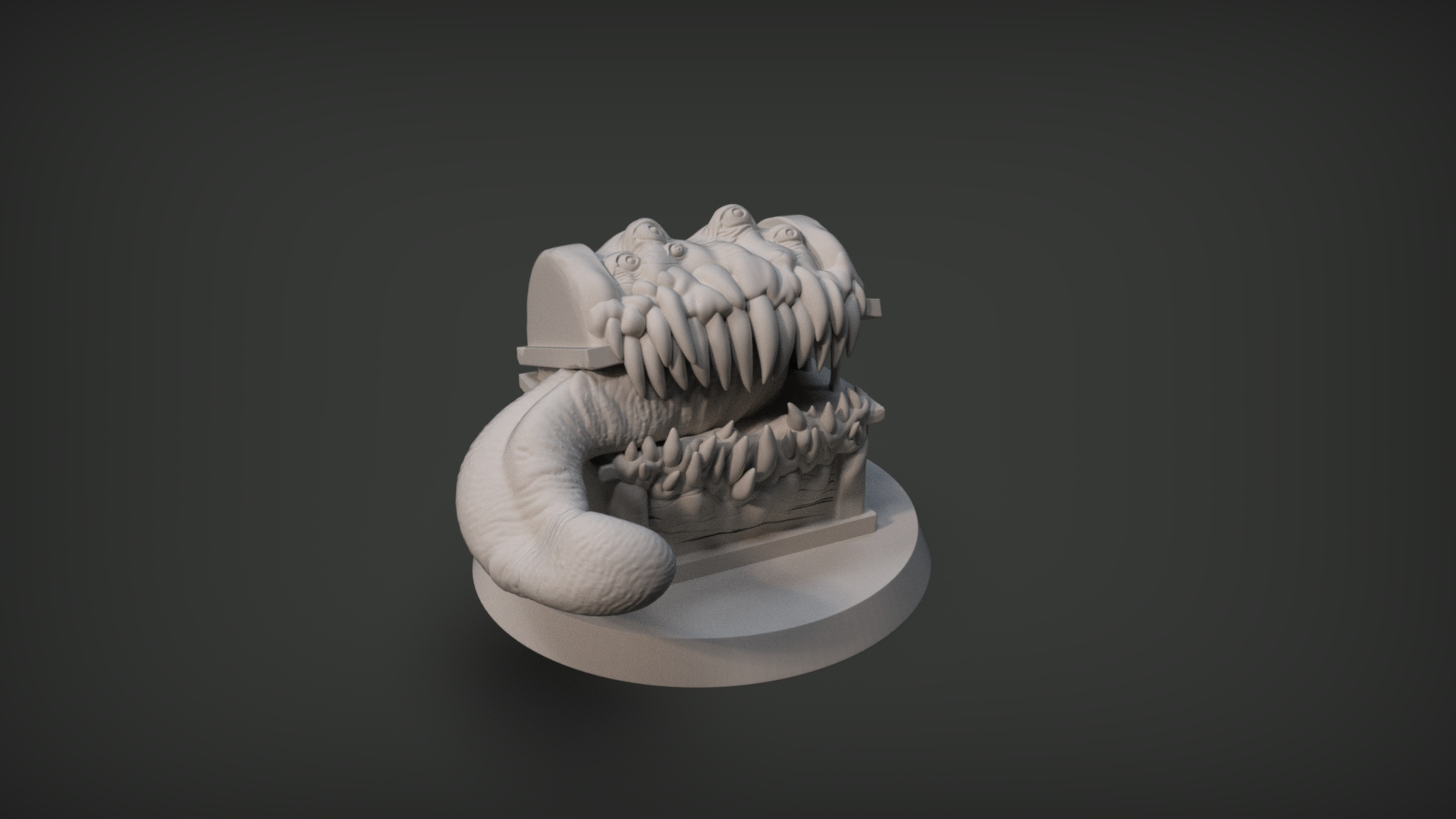 imitar cofre caracteres 3D print model - Mito3D