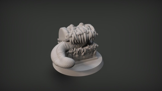 mimik göğüs karakterler 3d print model - Mito3D