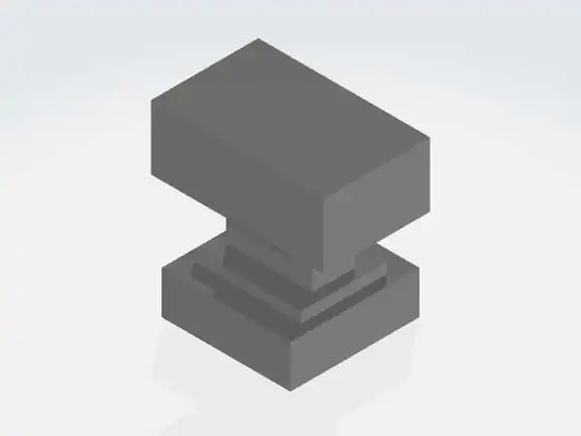 minecraft anvil 3d models download creality cloud toy bricks 3d print model - Mito3D