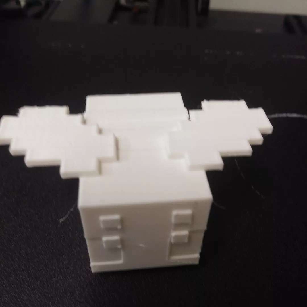 Minecraft bal arısı hayvanlar 3D print model - Mito3D